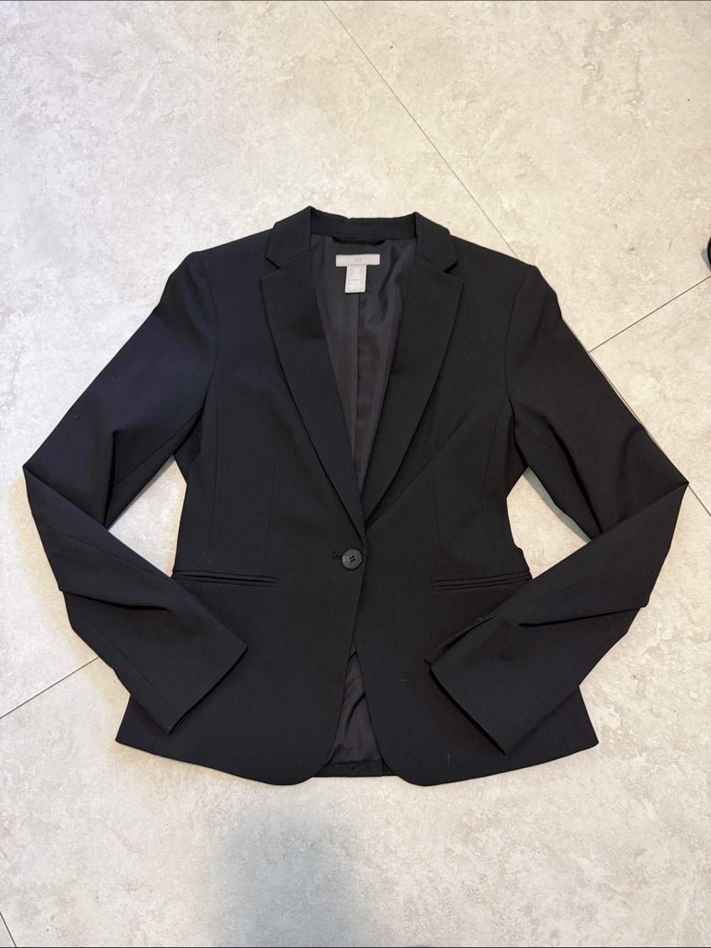 H&M Black Single-Button Women's Blazer